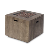 Christopher Knight Home® - Noble House - Wellington Outdoor 33-Inch Square Fire Pit