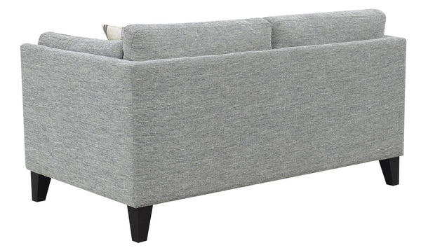 English Elm Wallace & Bay - Gray Loveseat – Urban Contemporary Design, Durable Upholstery, Perfect For Small Spaces & Comfort B361P384461-GIGA