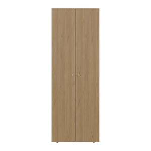English Elm Soham Slim Closet System Macadamia Beige – Space-Saving Engineered Wood Wardrobe with Rod & Shelf, Durable Design B092P360641