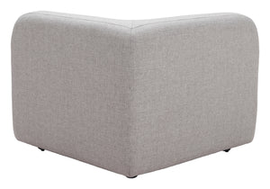 Biak Corner Chair Gray 110366 Zuo Modern