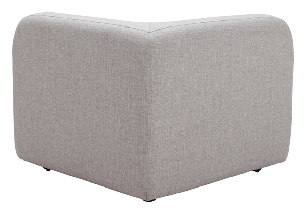 Biak Corner Chair Gray 110366 Zuo Modern