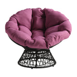 OSP Home Furnishings Papasan Chair Purple