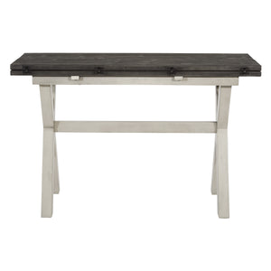 OSP Home Furnishings Kristen Flip Top Table Charcoal
