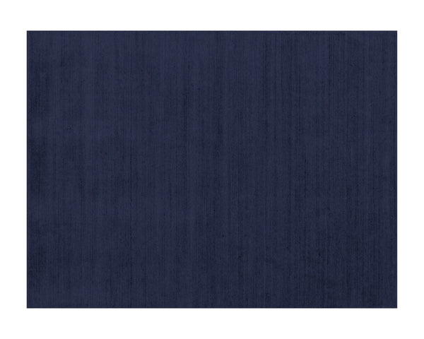 Sunpan Alaska Hand-Loomed Rug - Luxurious Wool-Blend Texture for Cozy Living, Lounge, and Bedroom Spaces Navy