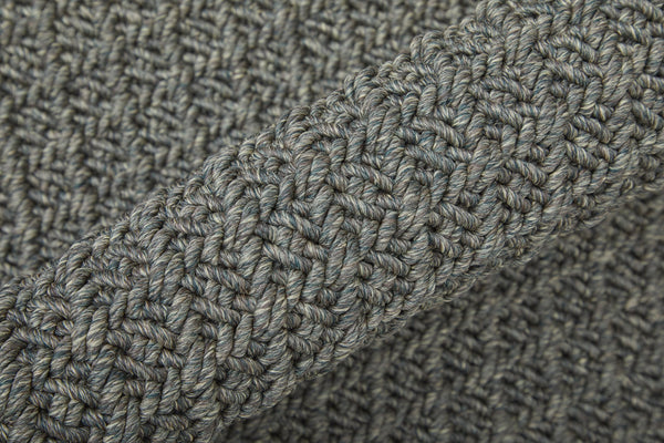 Feizy Rugs Tito Hand Woven Polypropylene Solid Rug - Stylish, Low-profile Design For High-traffic Spaces Green,Ivory Polypropylene Tto0826fgrn000e10