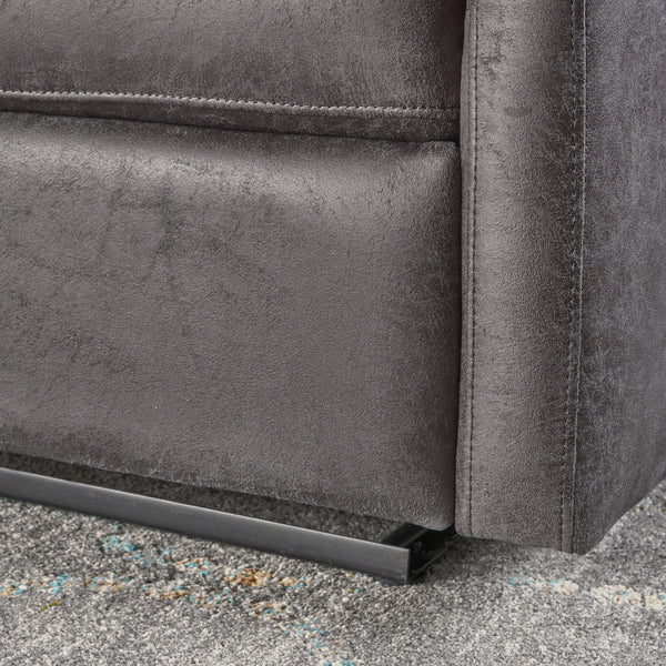 English Elm Christopher Knight Home® - Reclining Loveseat with Push-Back Recline, Plush Tufted Fabric Sofa, Compact Wall-Hugger Design Slate 61372.00MF