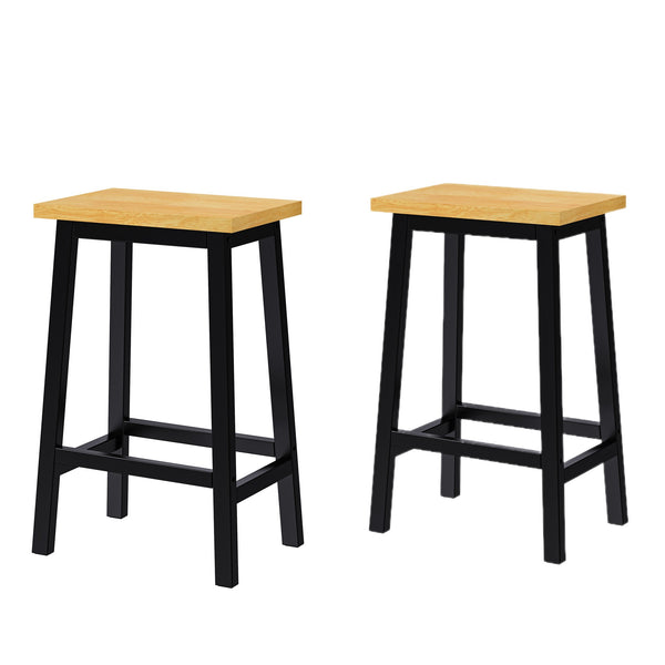 English Elm K&K 48in Kitchen Island Set with 2 Stools, Built-In Power Station, Drop Leaf & Ample Storage Space Black N707S000015B