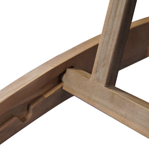 English Elm Christopher Knight Home® - BENFIELD Chaise Lounge Light Brown Acacia Wood Wicker Weather-Resistant Reclining Outdoor Seat 77" N776P294279G