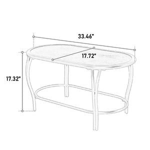 English Elm 4 Piece Outdoor Patio Furniture Set with Durable PE Rattan, Steel Table & Plush Cushions for Relaxation White W640S00044