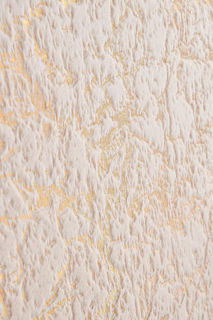 English Elm Luxury Faux Chinchilla Area Rug - Soft Beige With Gold-Gilded Abstract Design, Machine Washable & Durable B030P233666