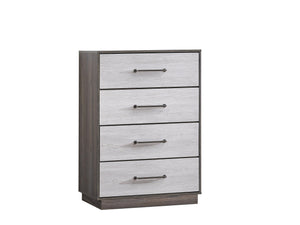 English Elm Aberdeen Five Drawer Chest Wood Grain Laminate Contemporary Bedroom Storage B078P497932