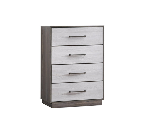 English Elm Aberdeen Five Drawer Chest Wood Grain Laminate Contemporary Bedroom Storage B078P497932