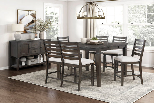 English Elm Classic Dining Bench with Dark Finish Upholstered Seat, Sturdy Wood Frame, Comfortable 250lb Capacity Espresso 45 L x 45 W x 10.5 H B011P348876