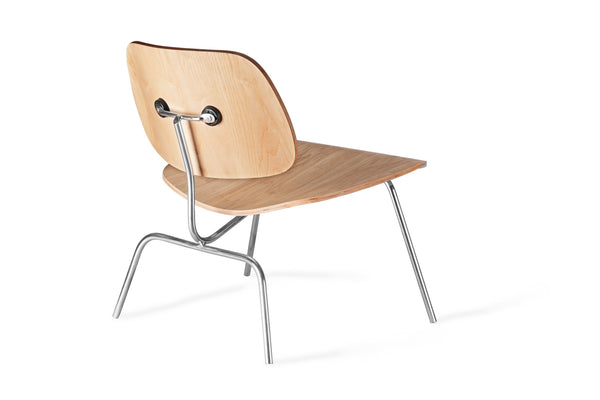 English Elm Molded Plywood Lounge Chair Mid Century Ergonomic Ash Veneer Seat for Living Room B353P478332