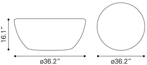 Sahara Coffee Table Bronze 109752 Zuo Modern