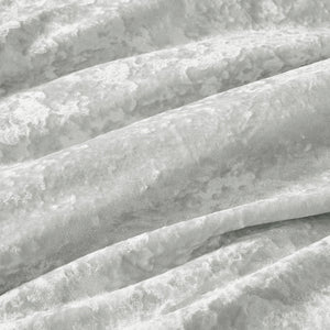 JLA Home Intelligent Design - Crushed Velvet Sherpa Reversible Comforter Set with Hypoallergenic Fill, OEKO-TEX Certified Luxury Silver ID10-2263