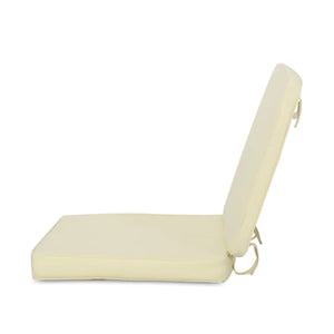 English Elm Christopher Knight Home® - Carolina Club Chair Cushion Set - Cream, Weather-Resistant Comfort For Outdoor Living, Set Of 2 N775P270212C
