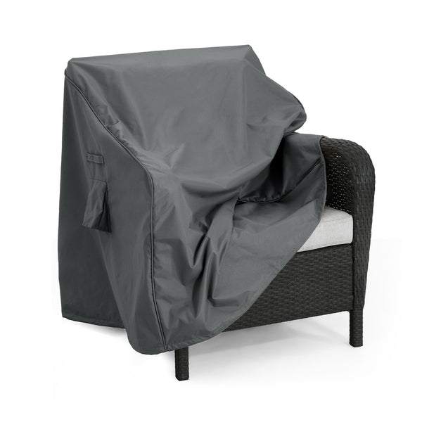 English Elm Christopher Knight Home® - Shield Patio Outdoor Club Chair Covers - Weather-Resistant, Stylish Dark Gray Set Of 2 For Protection N775P230624G