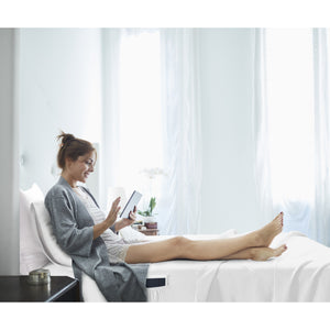 JLA Home Madison Park Essentials - Comforter modern botanical leaf print in yellow gray and cream with ultra-soft microfiber sheets and handy pocketed fitted sheet 90 L x 80 W x 1.5H CS10-1380