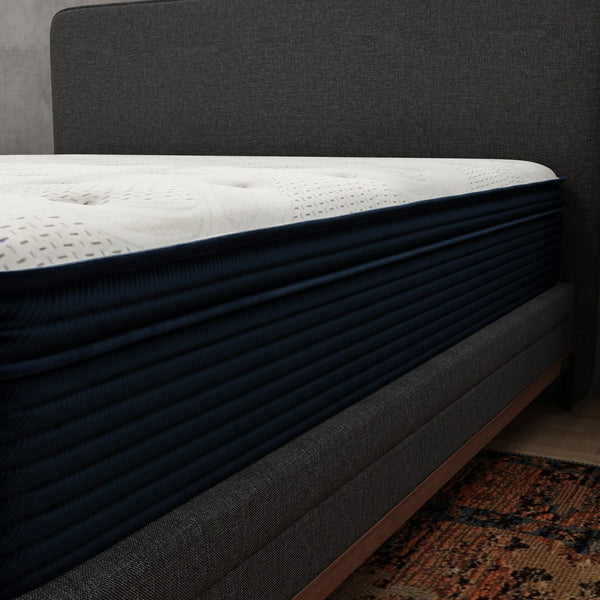 English Elm Hybrid Plush 13 Inch Twin Xl Mattress with Pocketed Coils and Cooling Foam Layer B047P375329