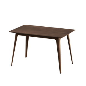 English Elm [video] Mid-century Modern Rubberwood Dining Set with Splayed Legs and Upholstered Chairs N759S011011M