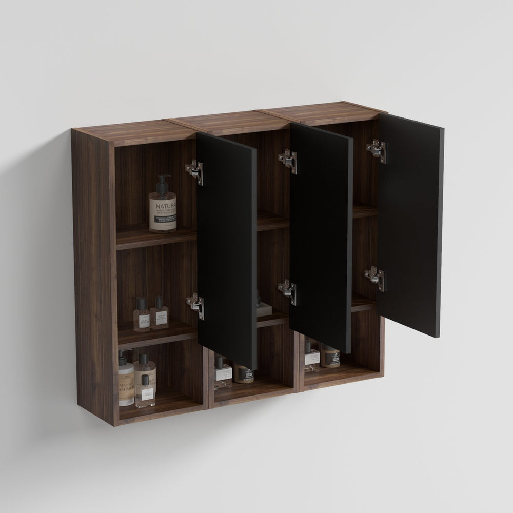 English Elm Cc1014s110.309 Floating Wall Cabinet Walnut Grille Front Mid-century Bathroom Storage W1865S00181