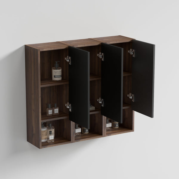 English Elm Cc1014s110.309 Floating Wall Cabinet Walnut Grille Front Mid-century Bathroom Storage W1865S00181