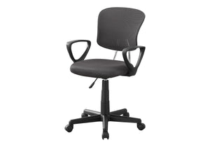 English Elm Office Juvenile Ergonomic Desk Chair with Breathable Mesh Back, Padded Seat, Swivel Mobility and Tilt Control Grey 23 L x 13 W x 22 H B2710P219668
