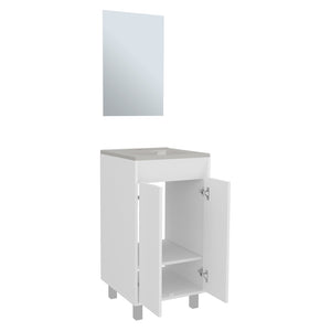 English Elm Colville Floating Wall Mount Vanity Cabinet Matte Finish Modern Bathroom Storage B092P439924