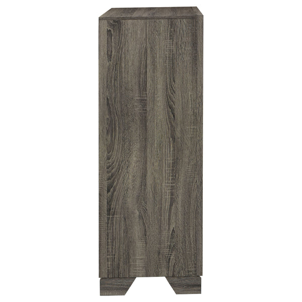 English Elm Funston Brown Oak 4-Drawer Chest – Modern, Space-Saving Storage Solution For Stylish Bedrooms & More! B062P375573