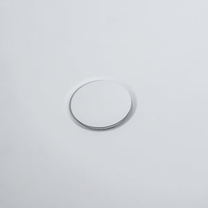 English Elm 67'' Oval Acrylic Freestanding Soaking Tub Glossy White with Chrome Toe-tap Drain W1920P353170