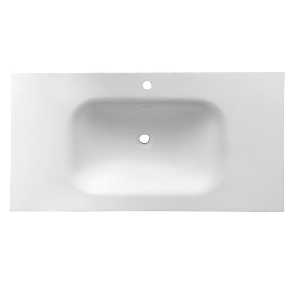 English Elm Stone Resin Vessel Basin Sink Sculptural Countertop Design for Modern Bathrooms T3785P355783