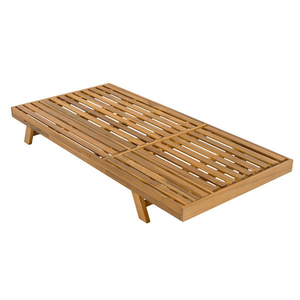 English Elm Christopher Knight Home® - Lounge Chaise Set - Durable Acacia Wood With Water-Resistant Cushions For Stylish Outdoor Comfort N770P253442T_65429.00CUSHDGRY