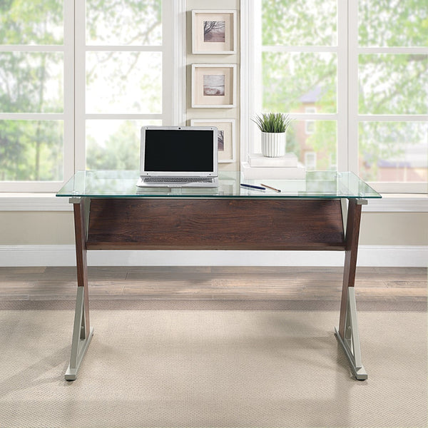 OSP Home Furnishings Zenos Desk Cherry