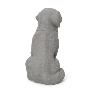 English Elm Christopher Knight Home® - MGO Puppy Garden Statue Stone Gray – Durable Cast Stone Magnesium Oxide, Weatherproof 15.25"H Charm 70877.00