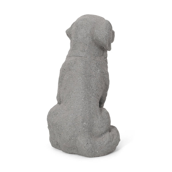 English Elm Christopher Knight Home® - MGO Puppy Garden Statue Stone Gray – Durable Cast Stone Magnesium Oxide, Weatherproof 15.25"H Charm 70877.00