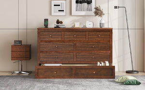 English Elm Murphy Cabinet Queen Bed Solid Pine Frame with Built-in Charging Station for Guest Rooms Walnut W504S00165
