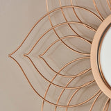 Christopher Knight Home® - Noble House - Oakley Floral Copper Finished Wall Mirror