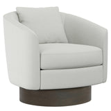 Bernhardt Camino Fabric Swivel Chair 5558-000 White N5712S_5558-000 Bernhardt