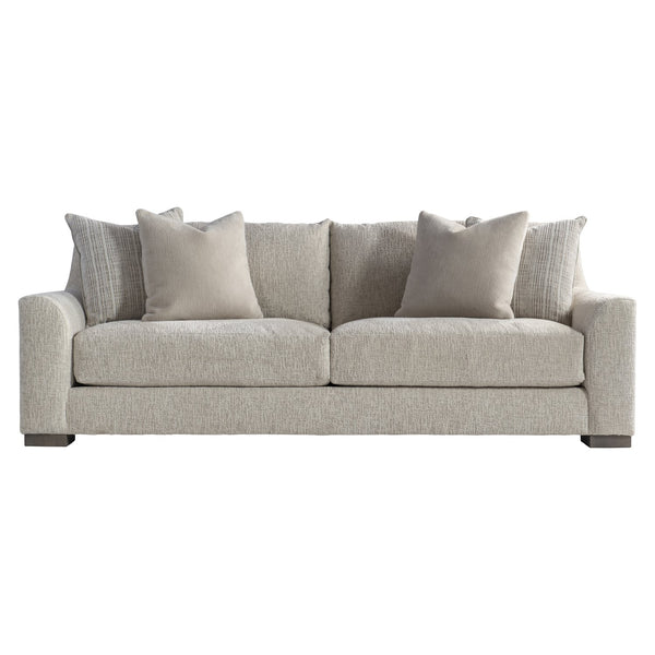 Bernhardt Bernhardt Gabi Fabric Sofa With Curved Silhouette, Deep Seats & Tailored Pillows, Customizable Finish - Made to Order P7087A