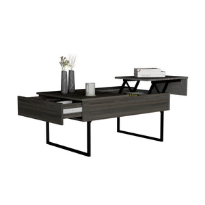 English Elm Georgetown Multicolor Lift Top Coffee Table with Concealed Storage, Spacious Surface & Metal Legs B128P148917