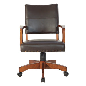 OSP Home Furnishings Deluxe Wood Bankers Chair Espresso