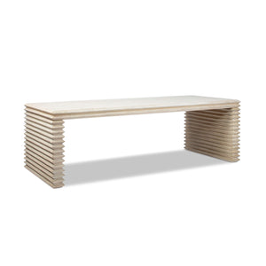 English Elm Colette Oval Reclaimed Pine Dining Table with Turned Legs for Farmhouse Gatherings B2719P485497