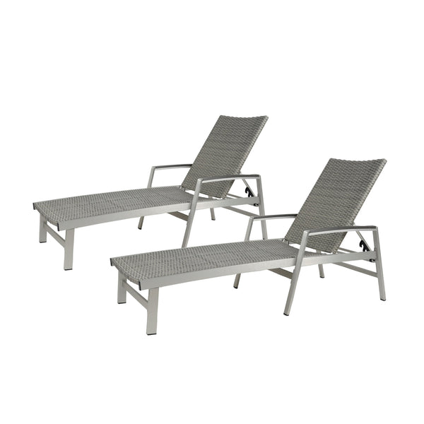 English Elm Christopher Knight Home® - Oxton Chaise Lounge – Durable Outdoor Seating With Breathable Mesh & Timeless Bungalow Style In Grey N775P210069G