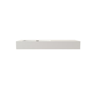 English Elm Stone Resin Seamless Basin Sink for Spa and Contemporary Bathroom Vanity Decor T3785P355781