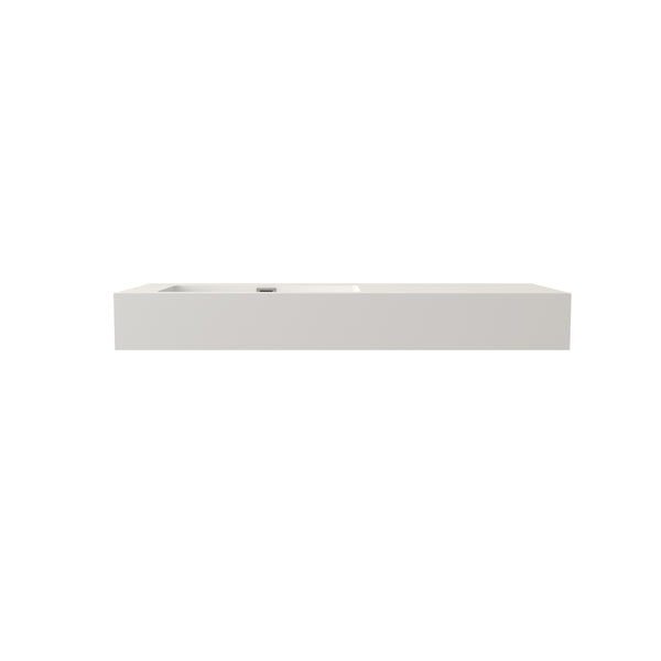 English Elm Stone Resin Seamless Basin Sink for Spa and Contemporary Bathroom Vanity Decor T3785P355781