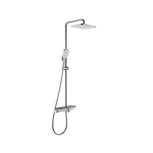 English Elm Triple Function Wall Mounted Shower System with Rainfall Handheld and Copper Body W2071P227920