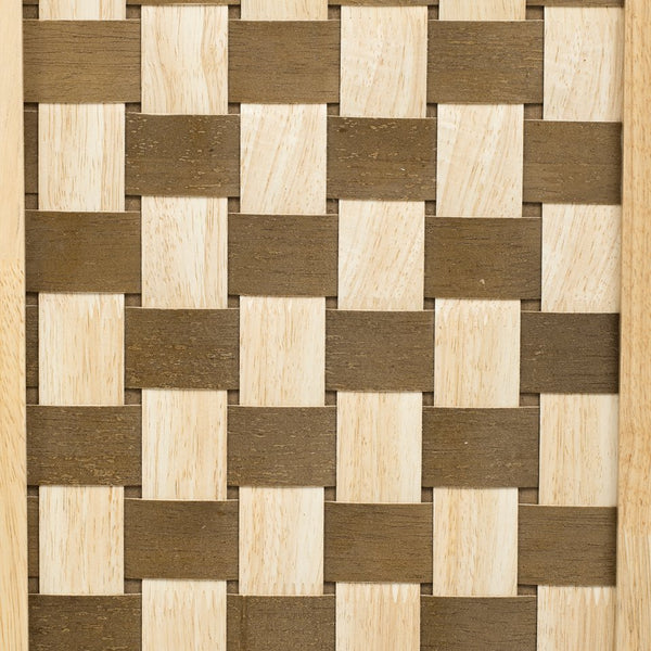English Elm K&K Vintage Woven Checkerboard Kitchen Island 53.2" with Drop Leaf, Power Outlet, 5 Wheels, Storage N707P215328Y