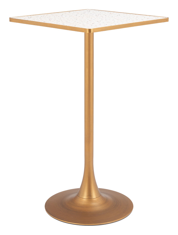 Zuo Modern Spot Bar Table - Modern Design With High-quality Mdf And Steel For A Chic Home Aesthetic Solution Beige Mdf,Steel 110408-zuo-modern