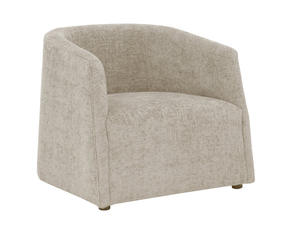 Sunpan Serenade Lounge Chair - Striking Round Design in Stylish Upholstery for a Stunning Home Accent Husky Beach